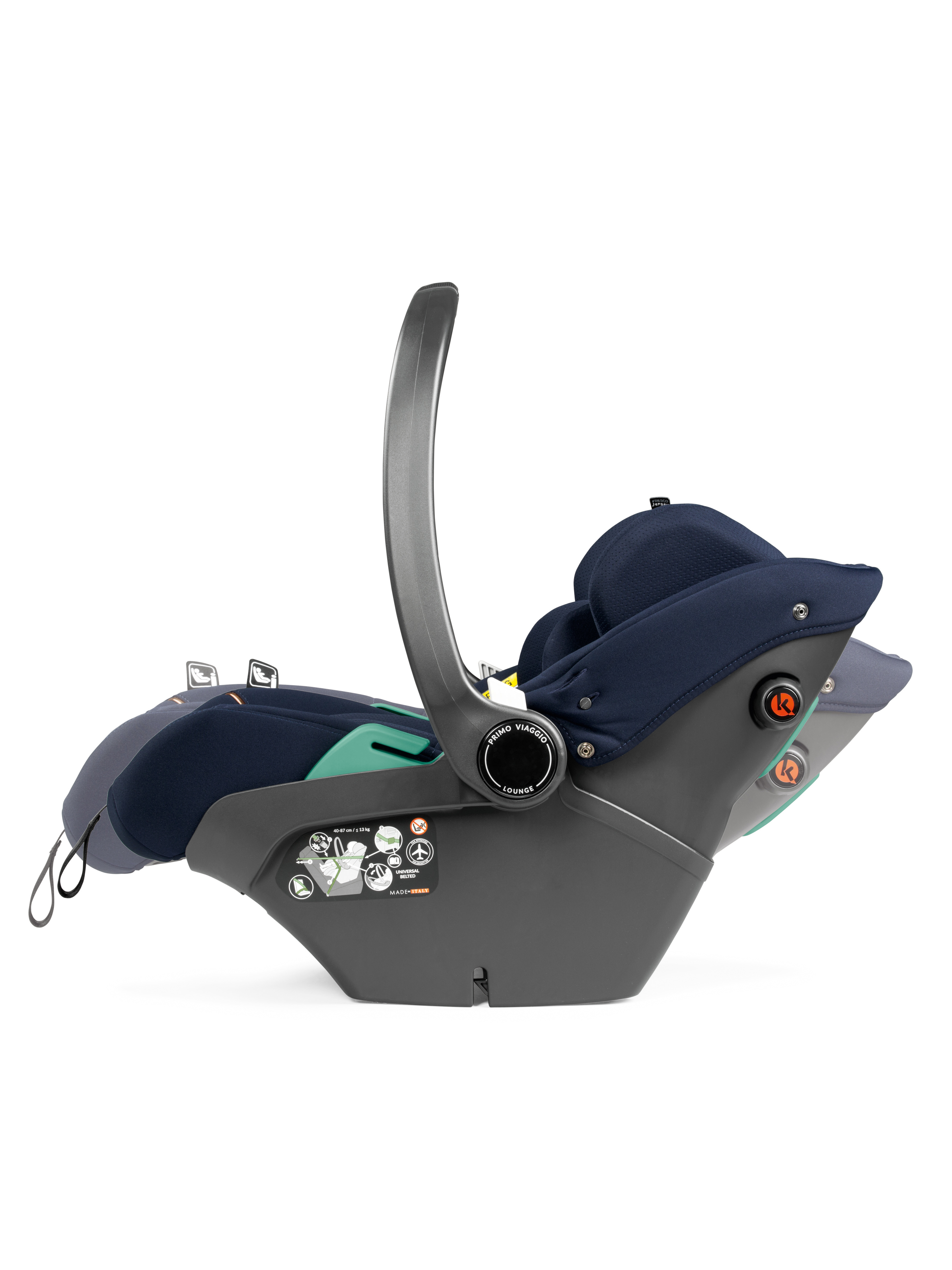 Автокресло Peg-Perego Lounge 0 (0 -13 кг) синий - фото 9