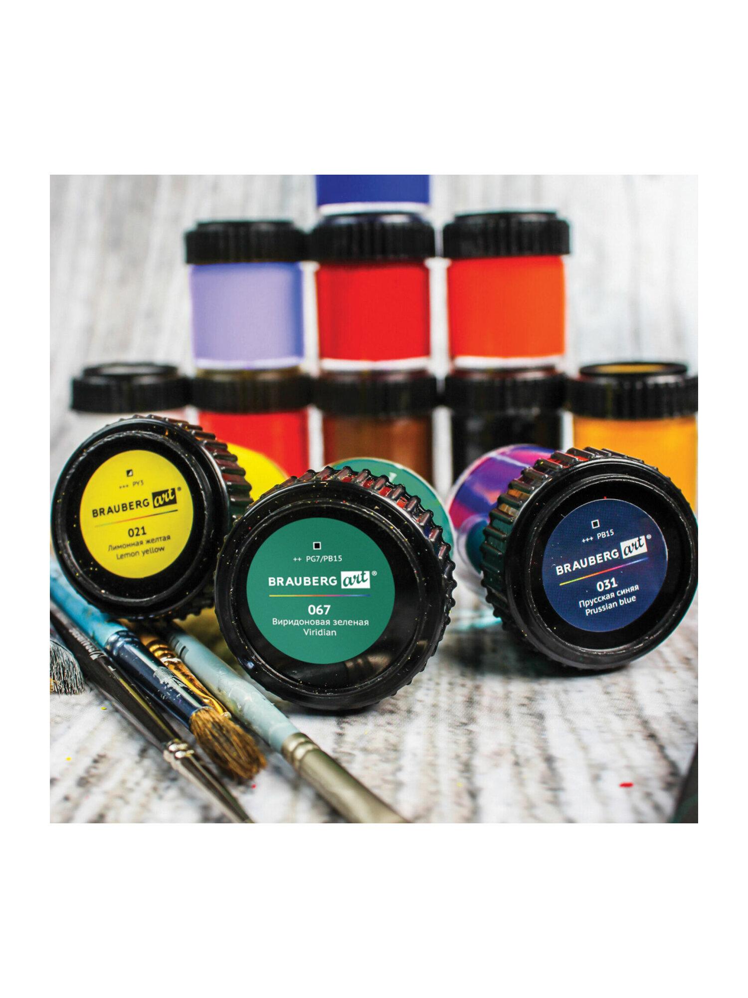 Краски гуашь Brauberg 12 цв. - фото 23