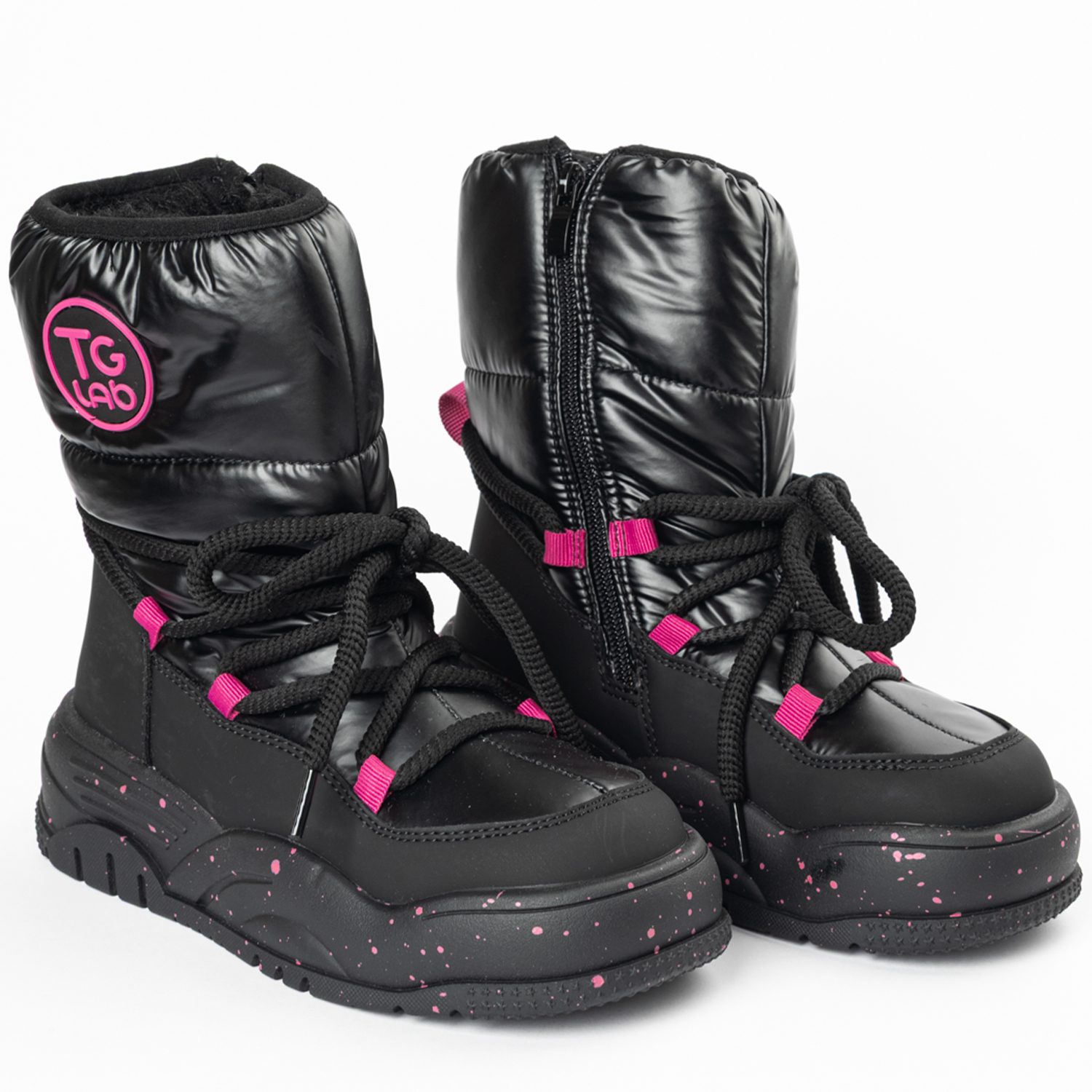 Дутики TikkaGo 8J07_2502-05_black-fuxia - фото 2