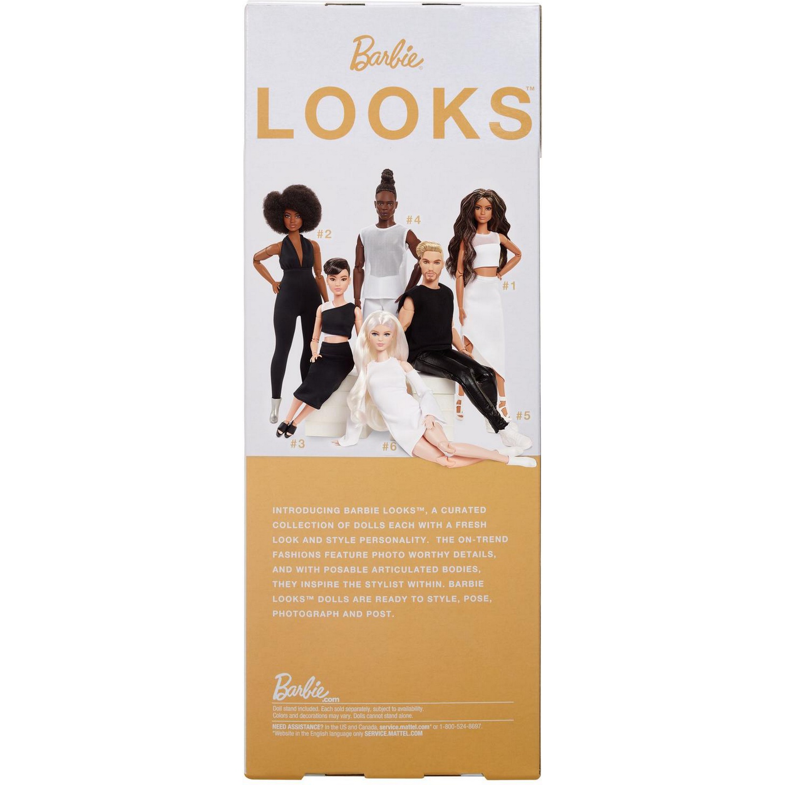 Кукла модельная Barbie Looks GXB29 - фото 4