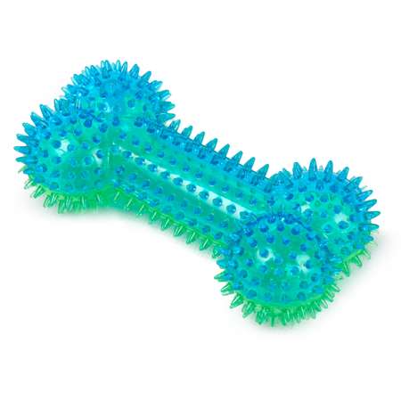 Игрушка для собак Barbaks Массажная кость с зубчиками пищит 16*8*5см ТПР
