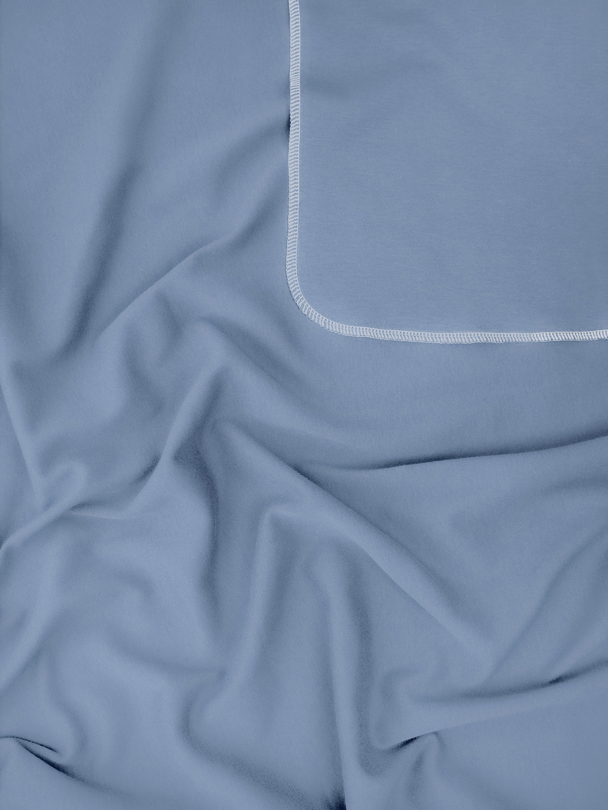 Пелёнка Mjolk Blue Shadow трикотаж 85х120 см - фото 3