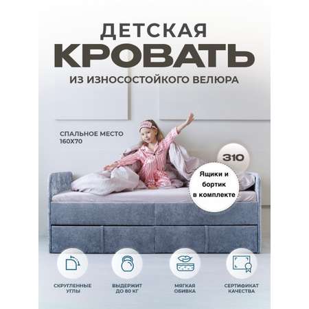 Кровать детская Три Кроватки Санни