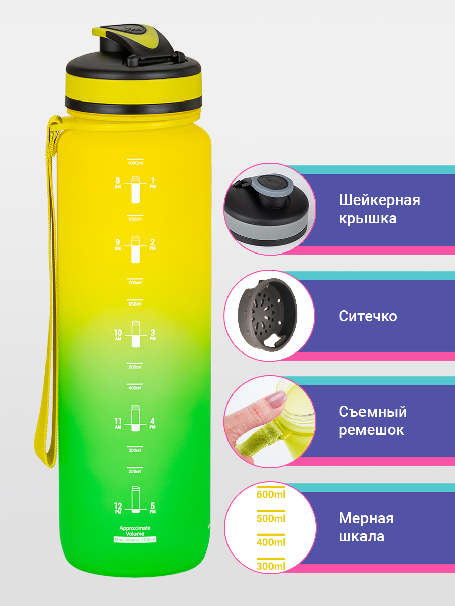 Бутылка UZSPACE 1000 мл - фото 2