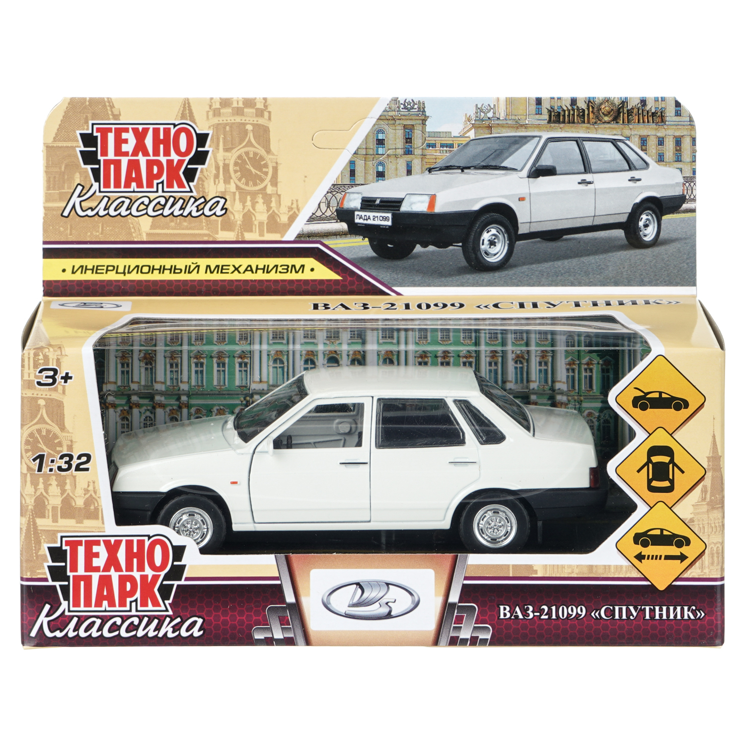 Автомобиль Технопарк ВАЗ 2106 1:32 410437 - фото 8