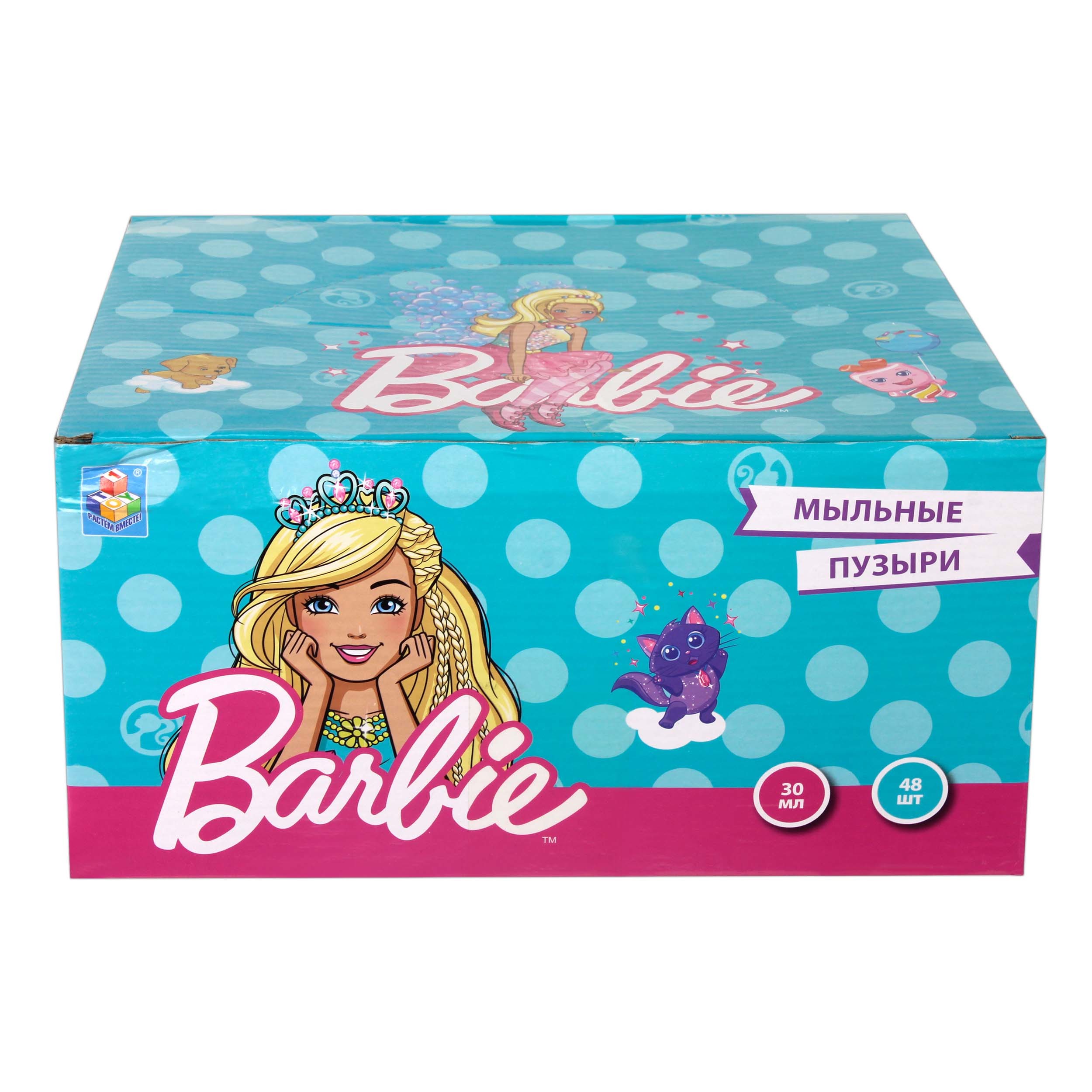 Мыльные пузыри 1TOY Barbie 30мл - фото 8