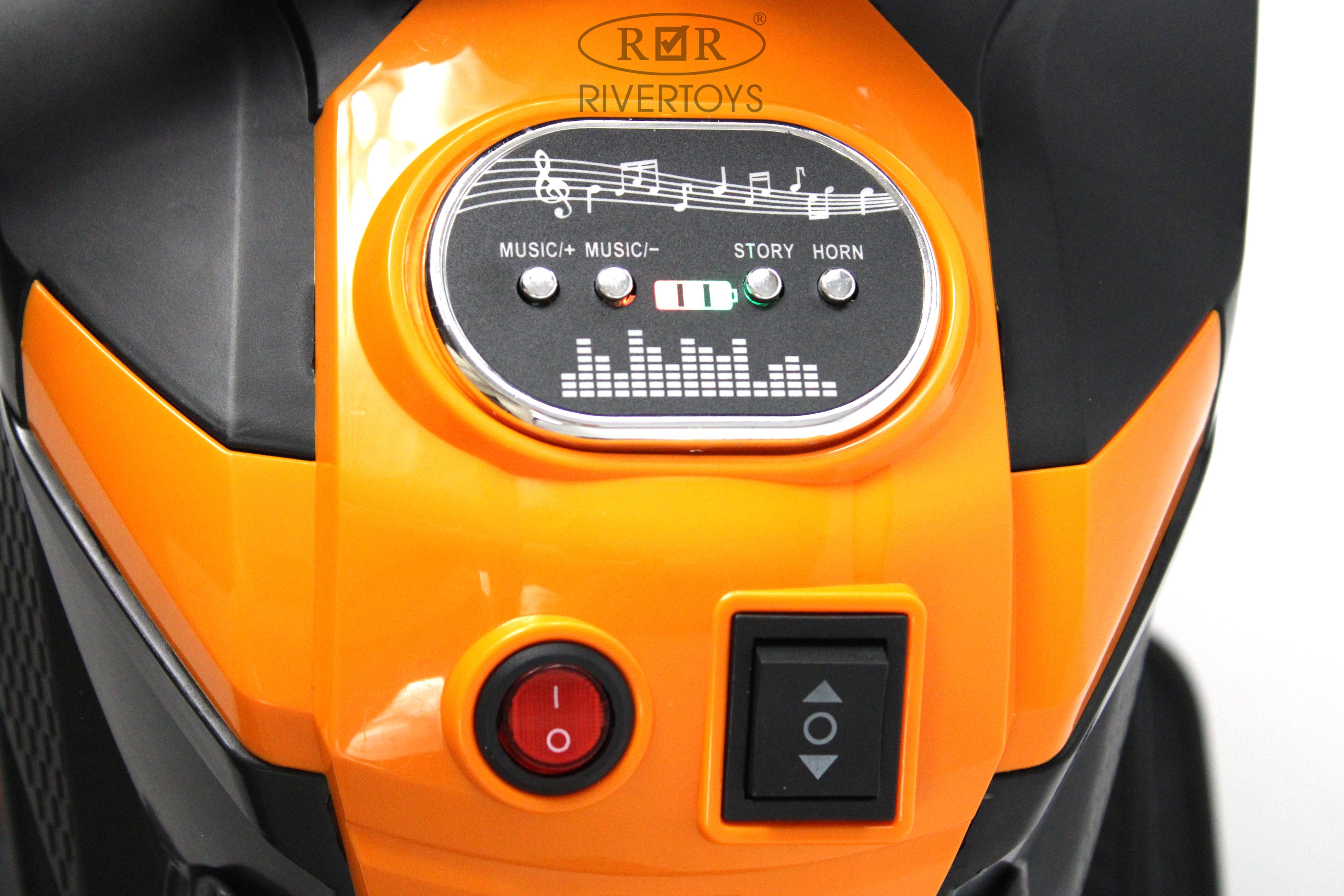 Электромобиль RIVERTOYS K002PX-YELLOW - фото 14