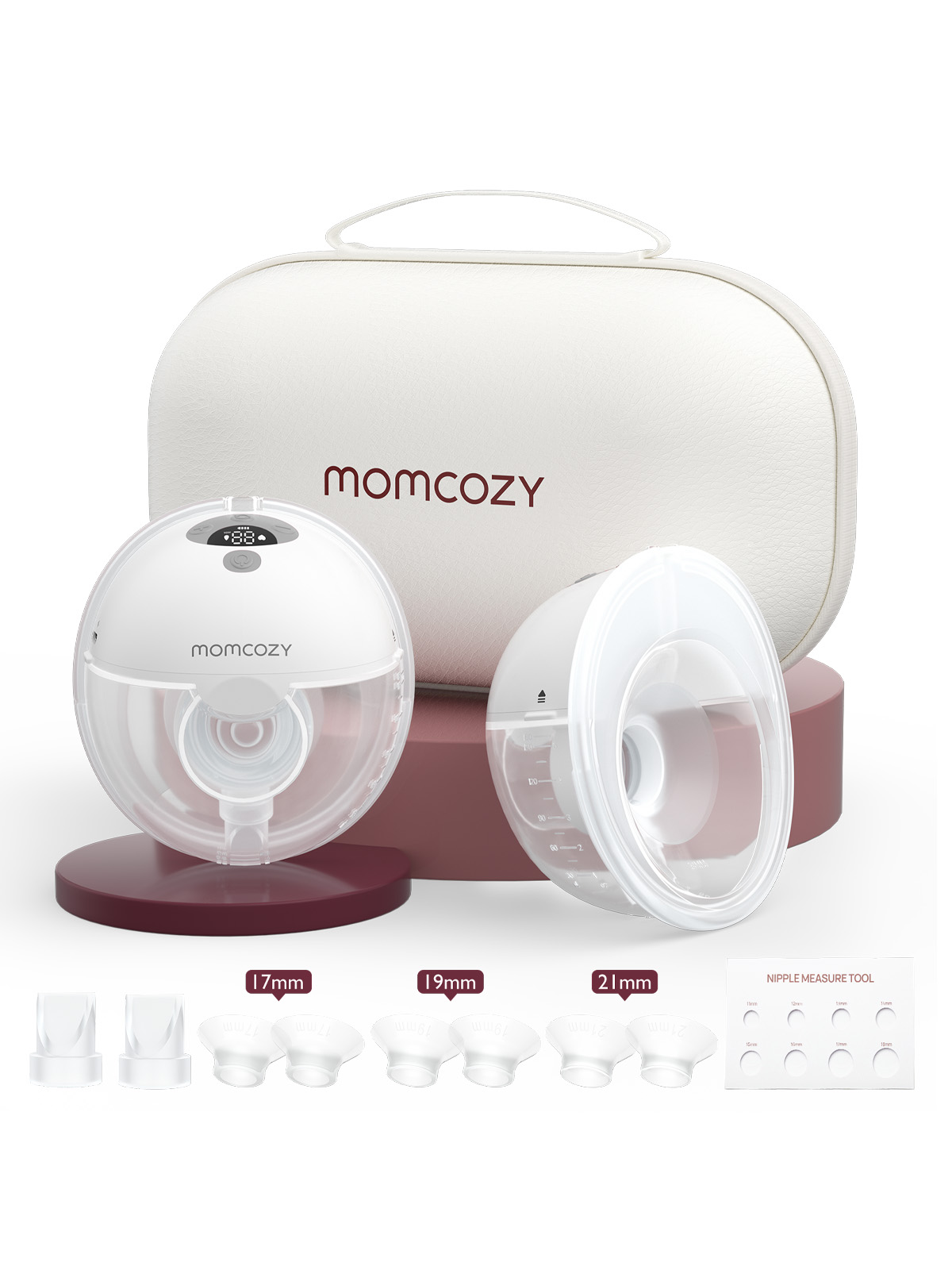 Молокоотсос электрический Momcozy M5 беспроводной, портативный - фото 1