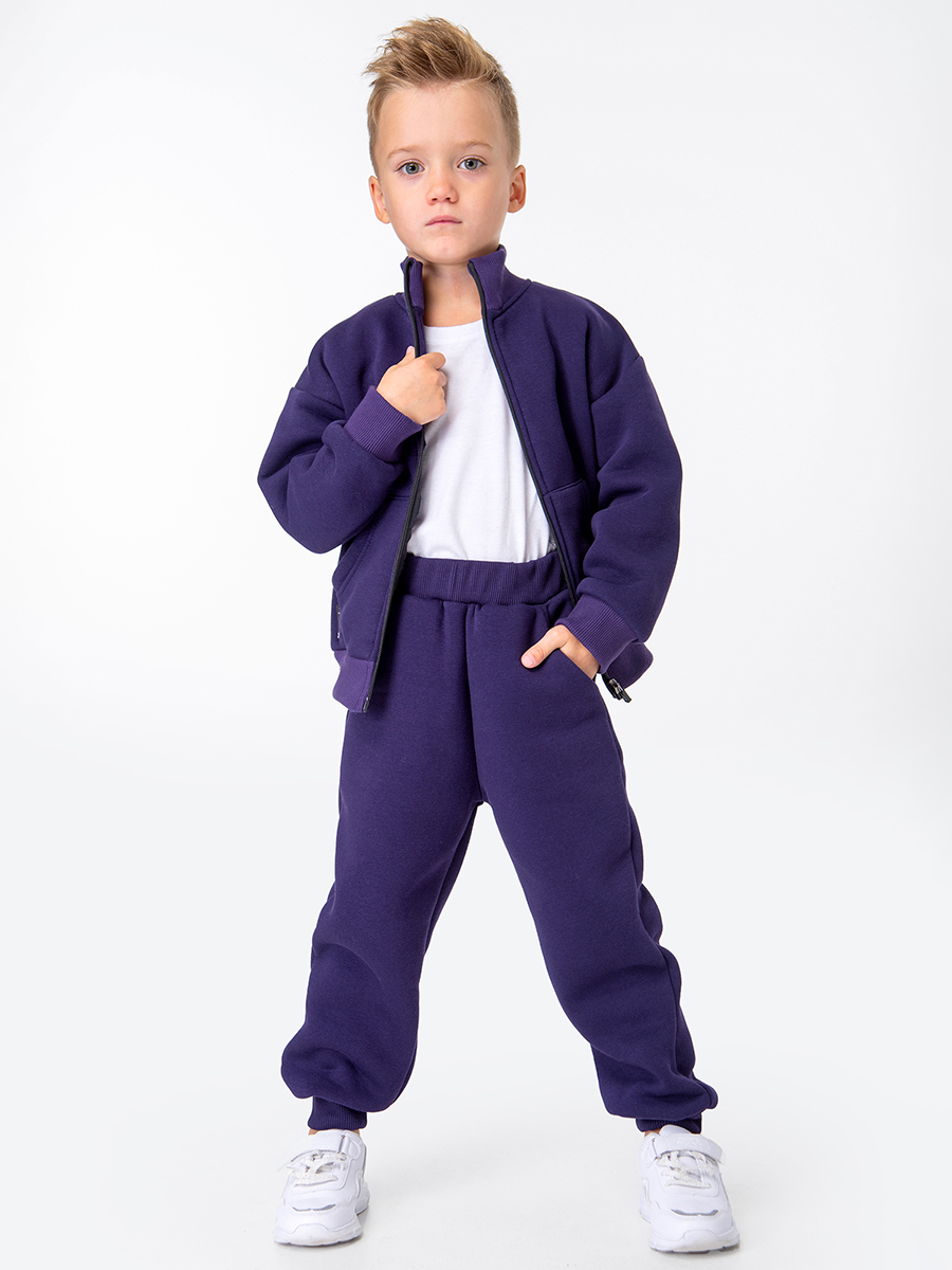 Толстовка и брюки HappyFox HF00156т.синий - фото 8