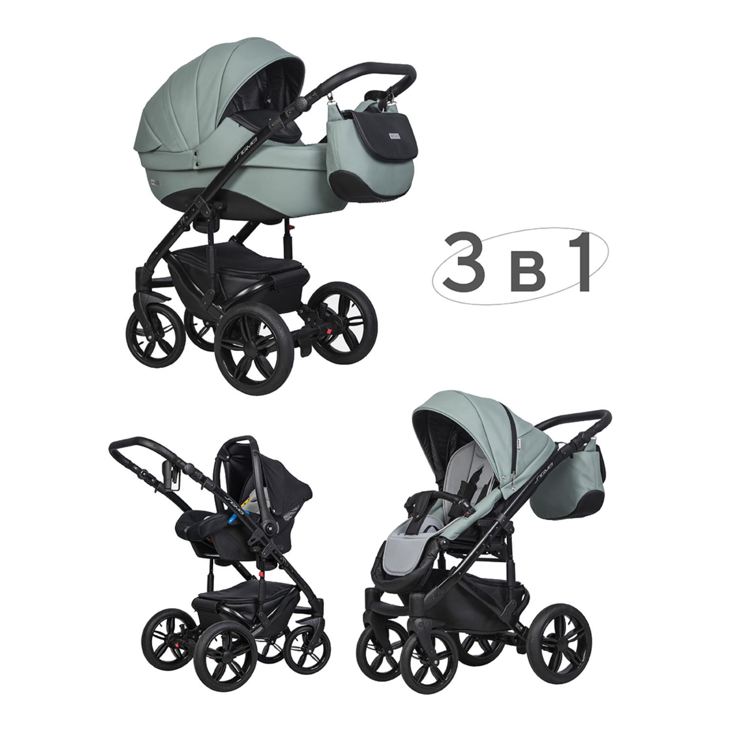 Коляска 3в1 Riko Sigma Pro - фото 2
