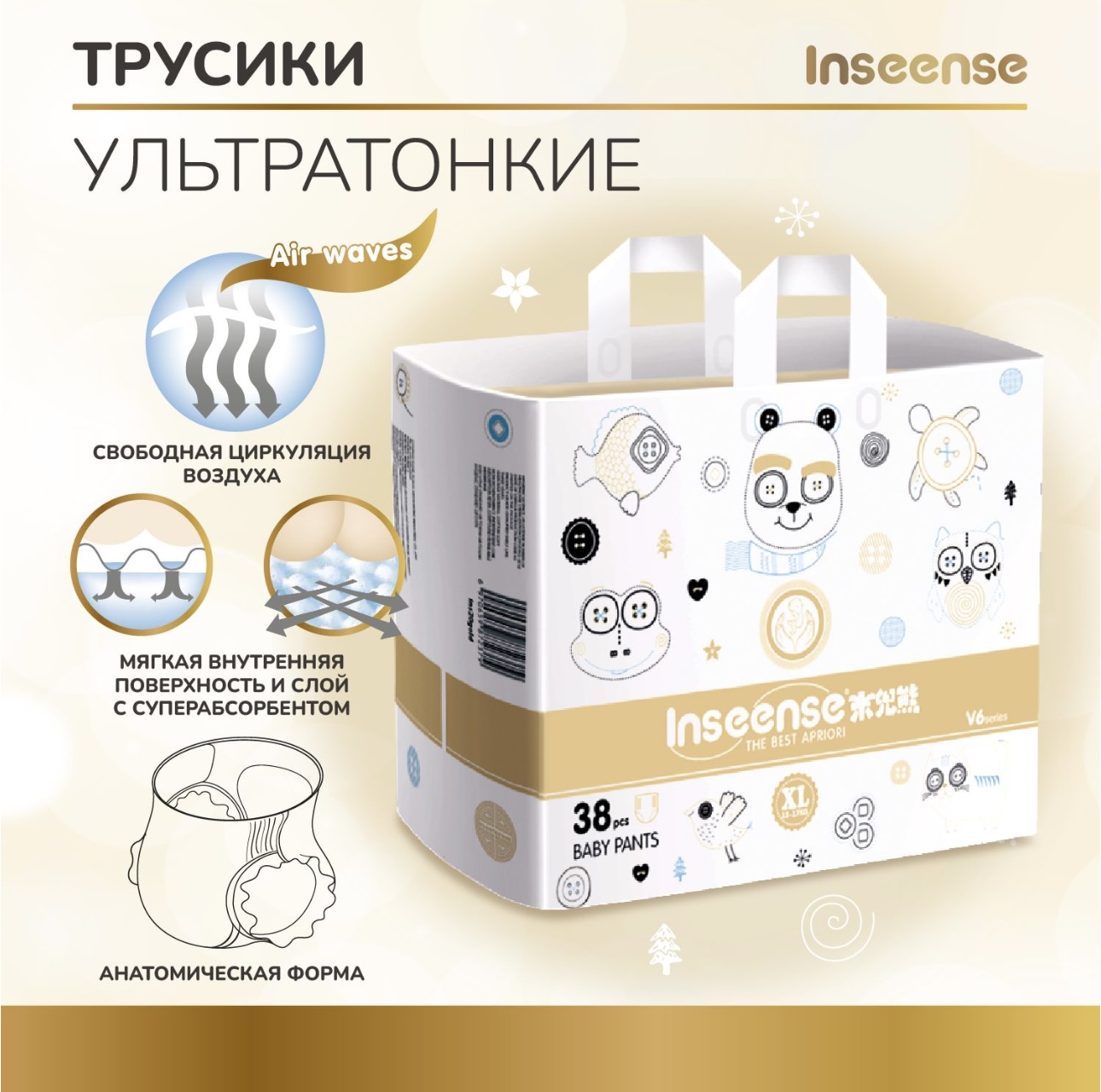 Трусики INSEENSE XL 38 шт. - фото 4
