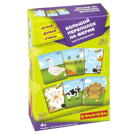 Настольная игра Bondibon Большой переполох на Ферме
