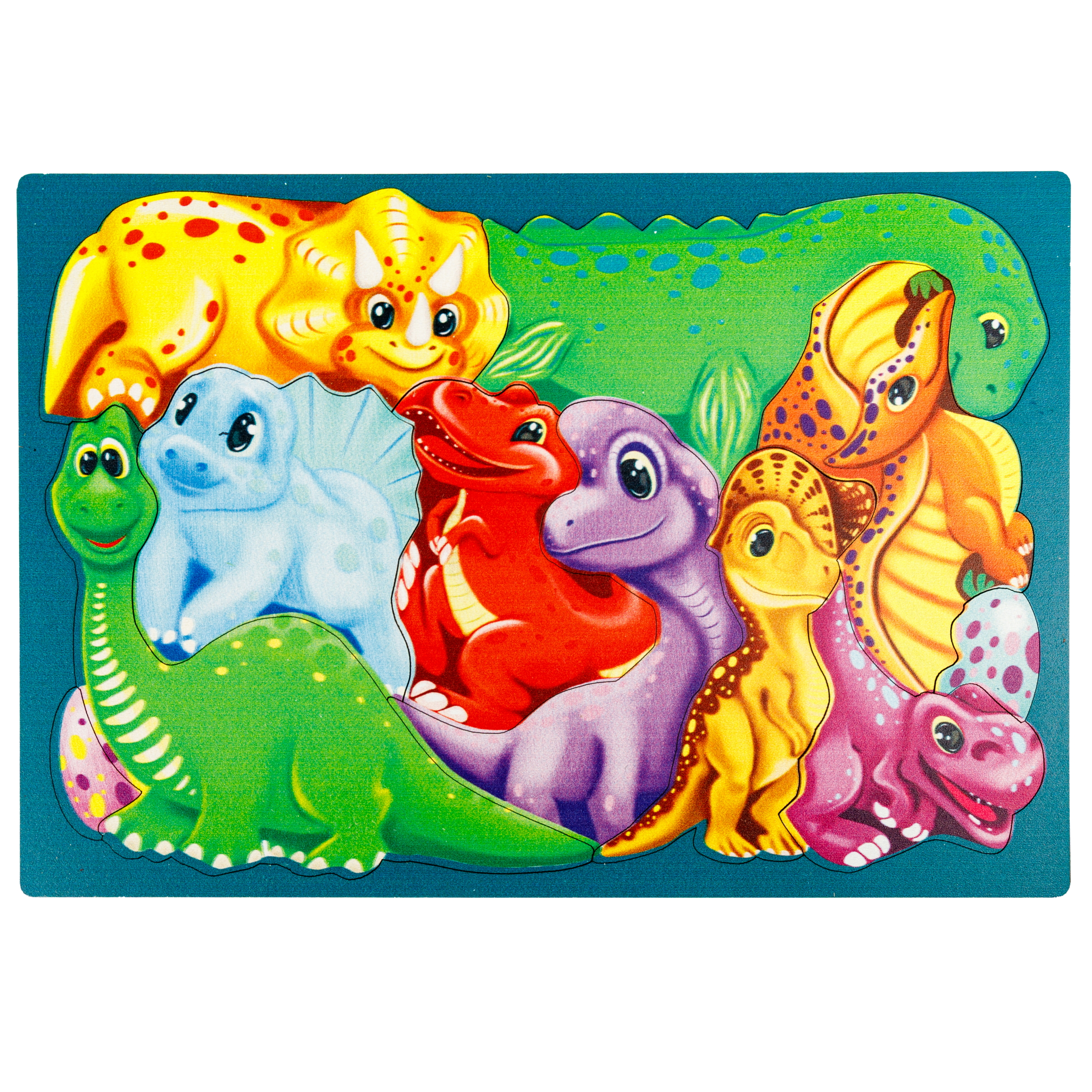 Пазл 1TOY Динозаврики деревянный - фото 4