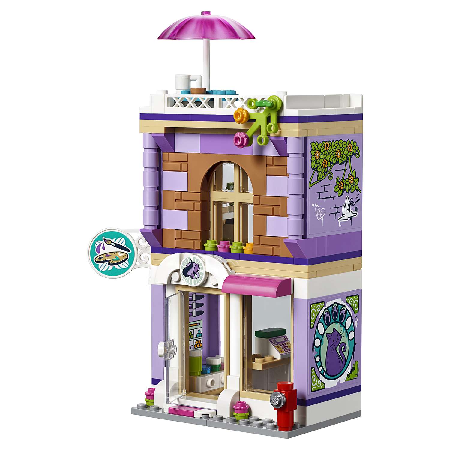 Конструктор LEGO Friends Художественная студия Эммы блочный - фото 16