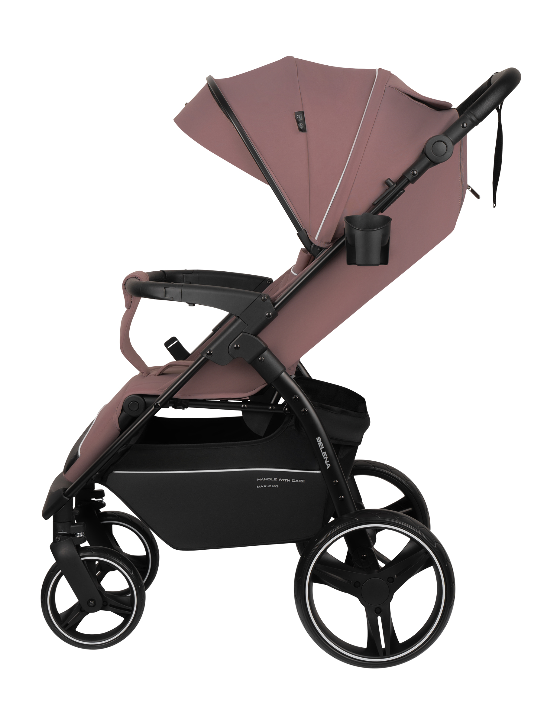 Коляска прогулочная JOVOLA SELENA 2026 всесезонная розовый - фото 6