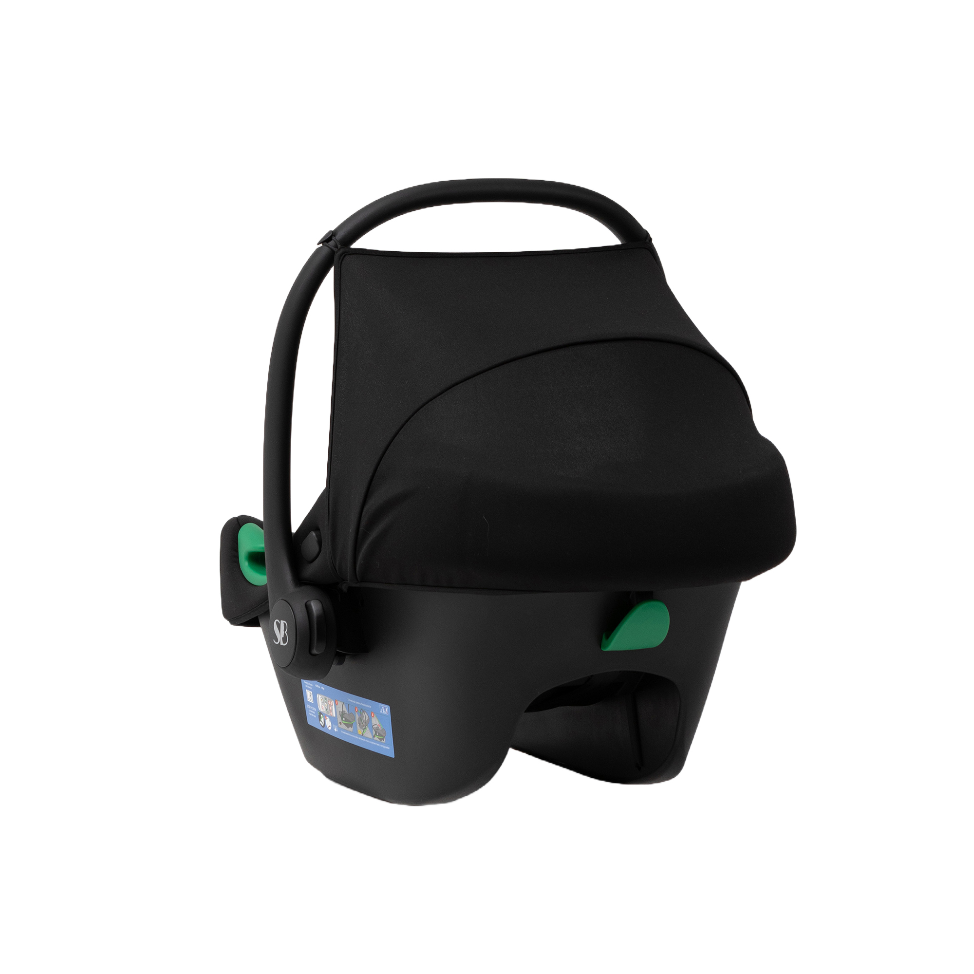 Автокресло Sweet Baby Elegante Plus DK591 Black 0 (0 -13 кг) черный - фото 14