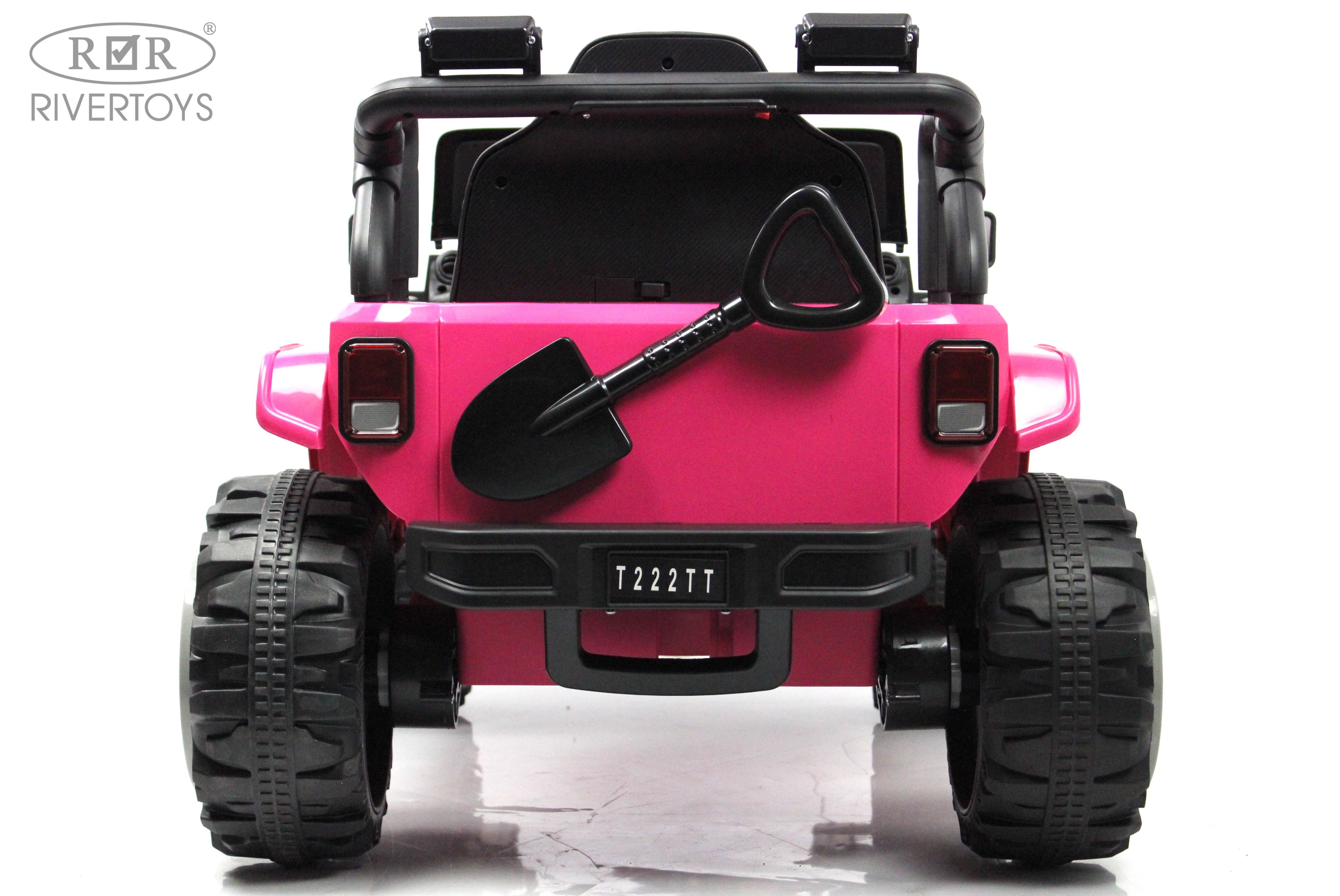 Электромобиль RIVERTOYS T222TT-4WD-PINK С пультом ДУ - фото 6