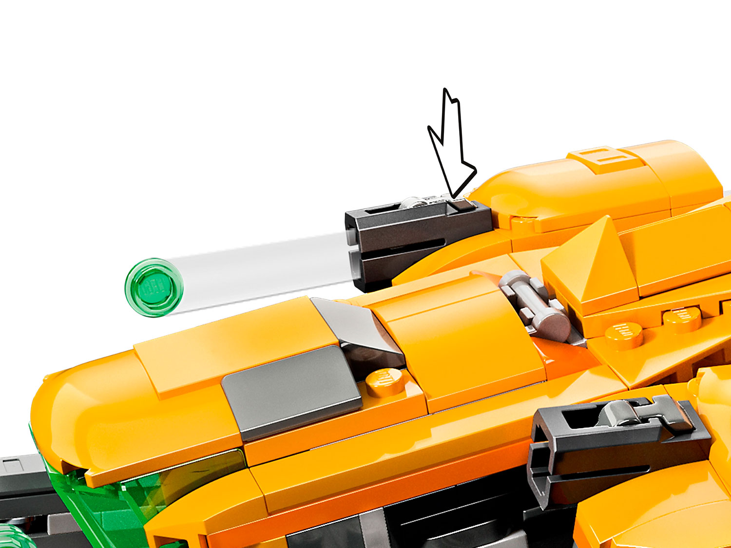 Конструктор LEGO Marvel Super Heroes Звездолёт малыша Ракеты 330 дет. - фото 7