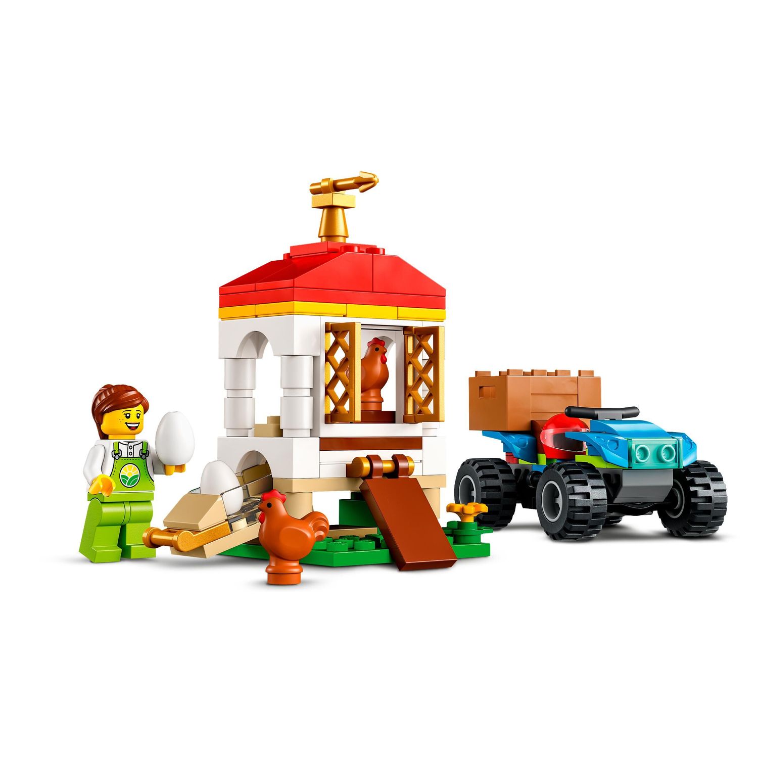 Конструктор LEGO City Chicken Henhouse 101 дет. - фото 3