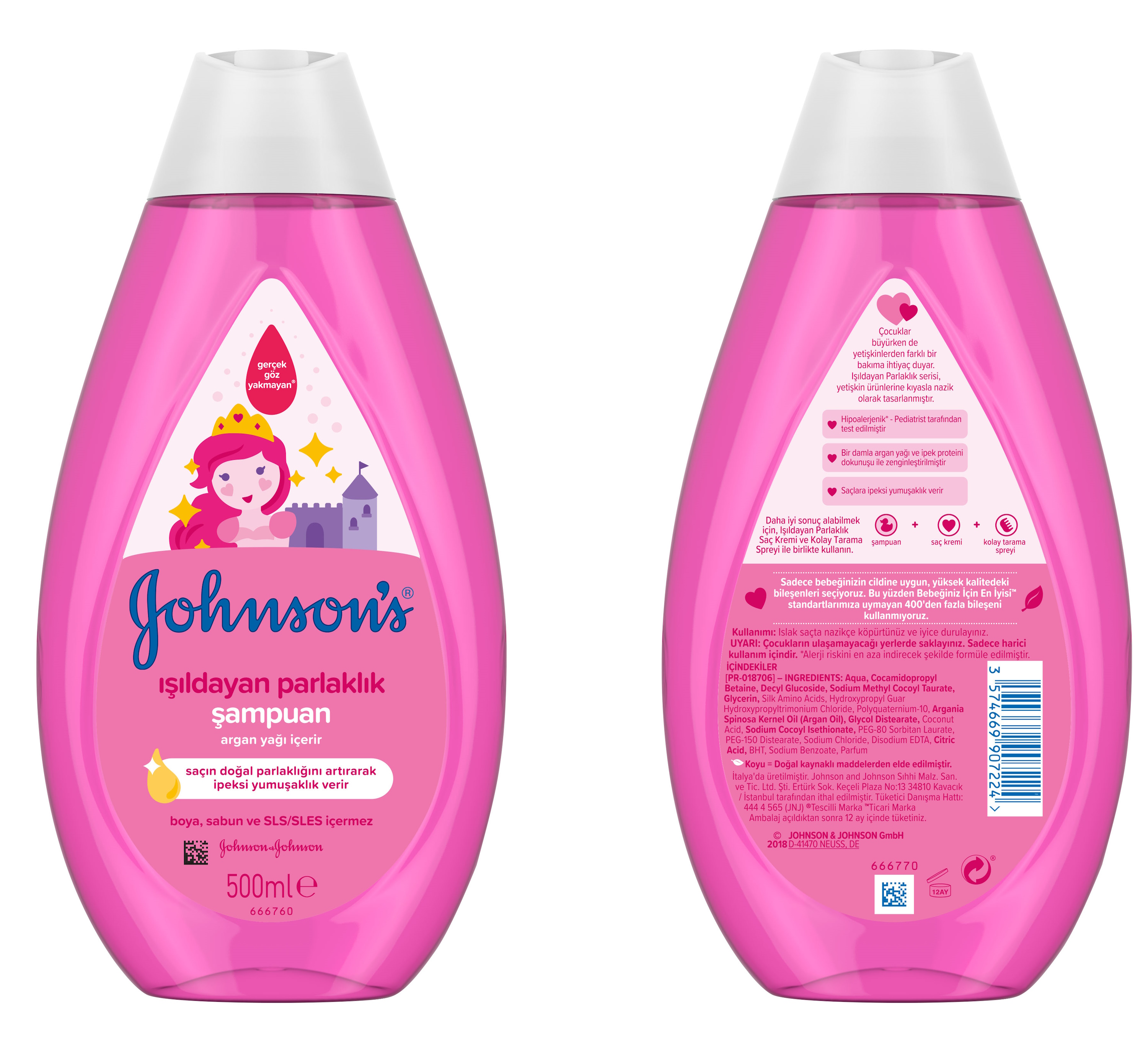 Шампунь Johnsons Baby 500 мл - фото 1