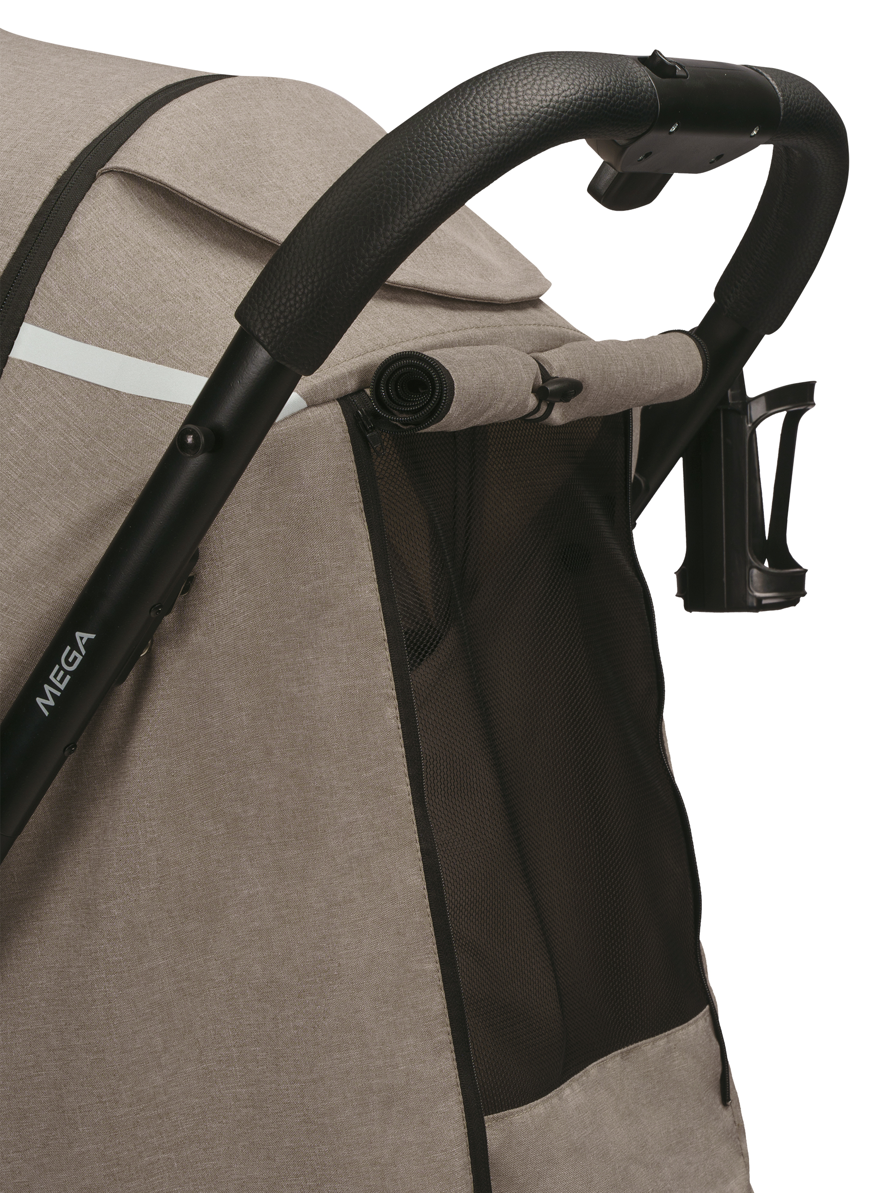 Коляска прогулочная Indigo Mega бежевый - фото 20