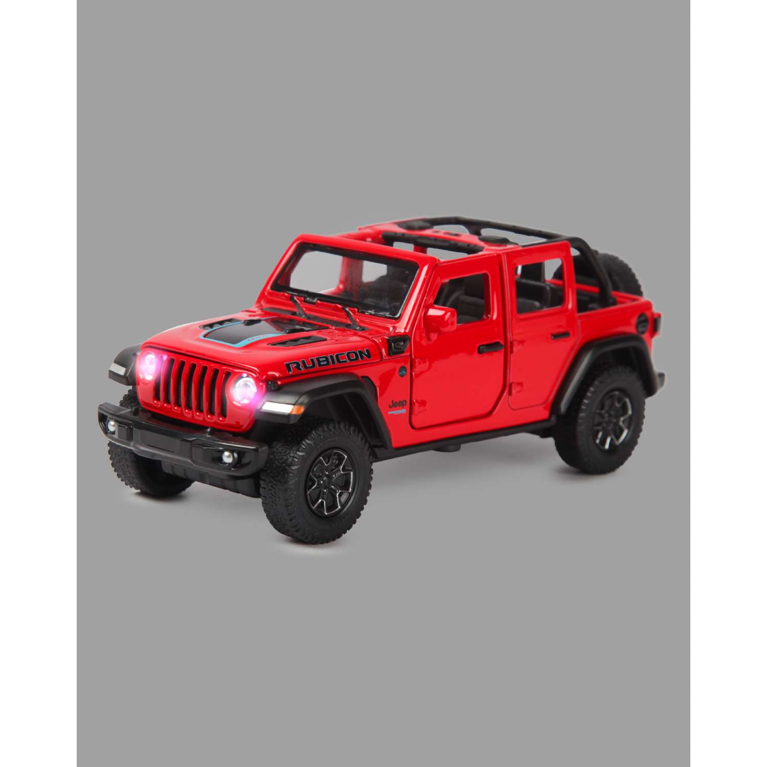 Внедорожник Rastar Jeep Wrangler Rubicon 4xe 1:32 64620 - фото 2