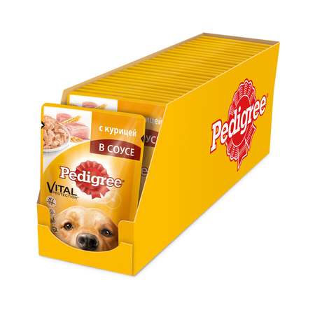 Корм для собак Pedigree с курицей пауч 100г