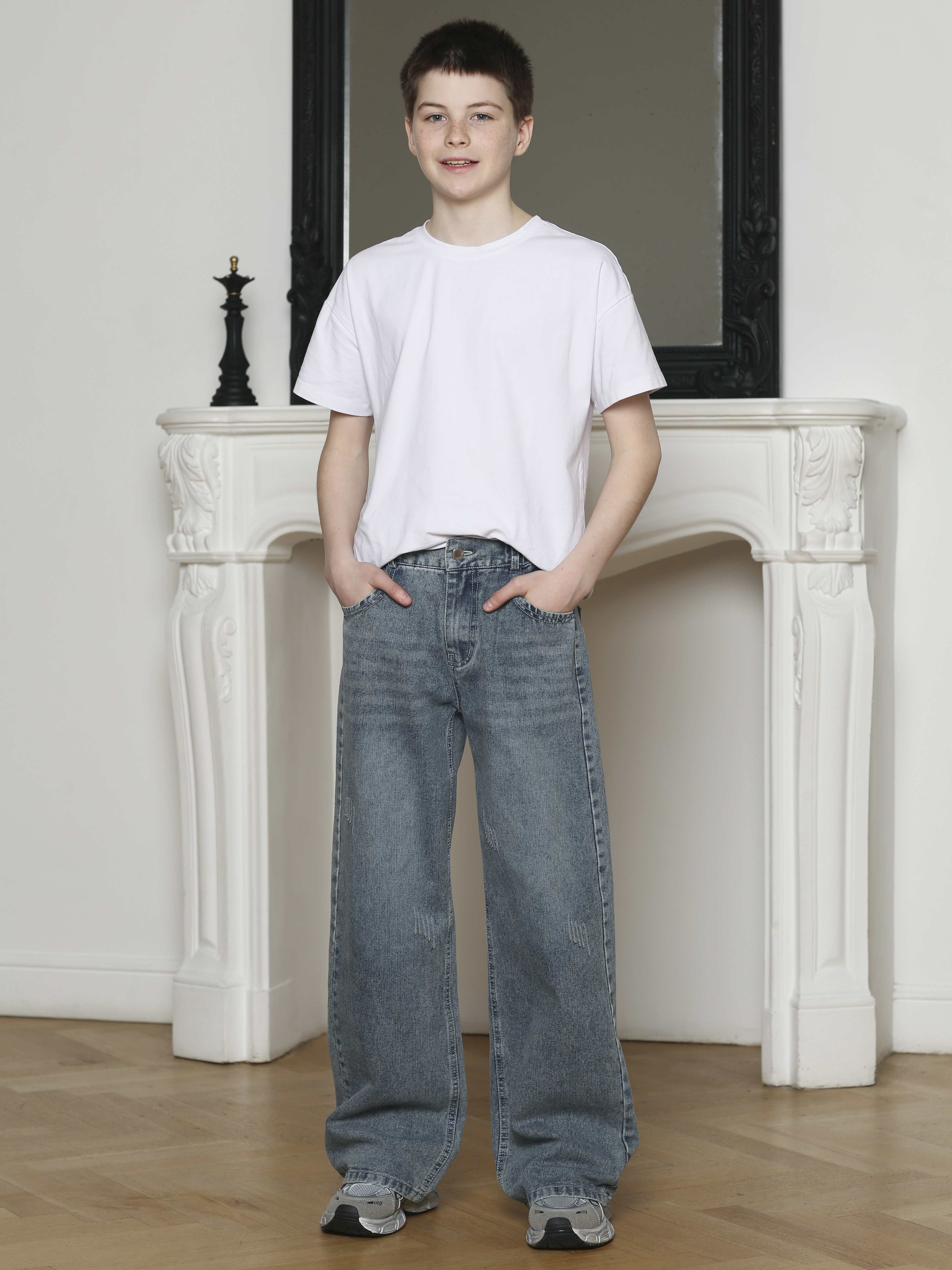 Джинсы-трубы СИНИЙ МИР R167-IL - фото 13