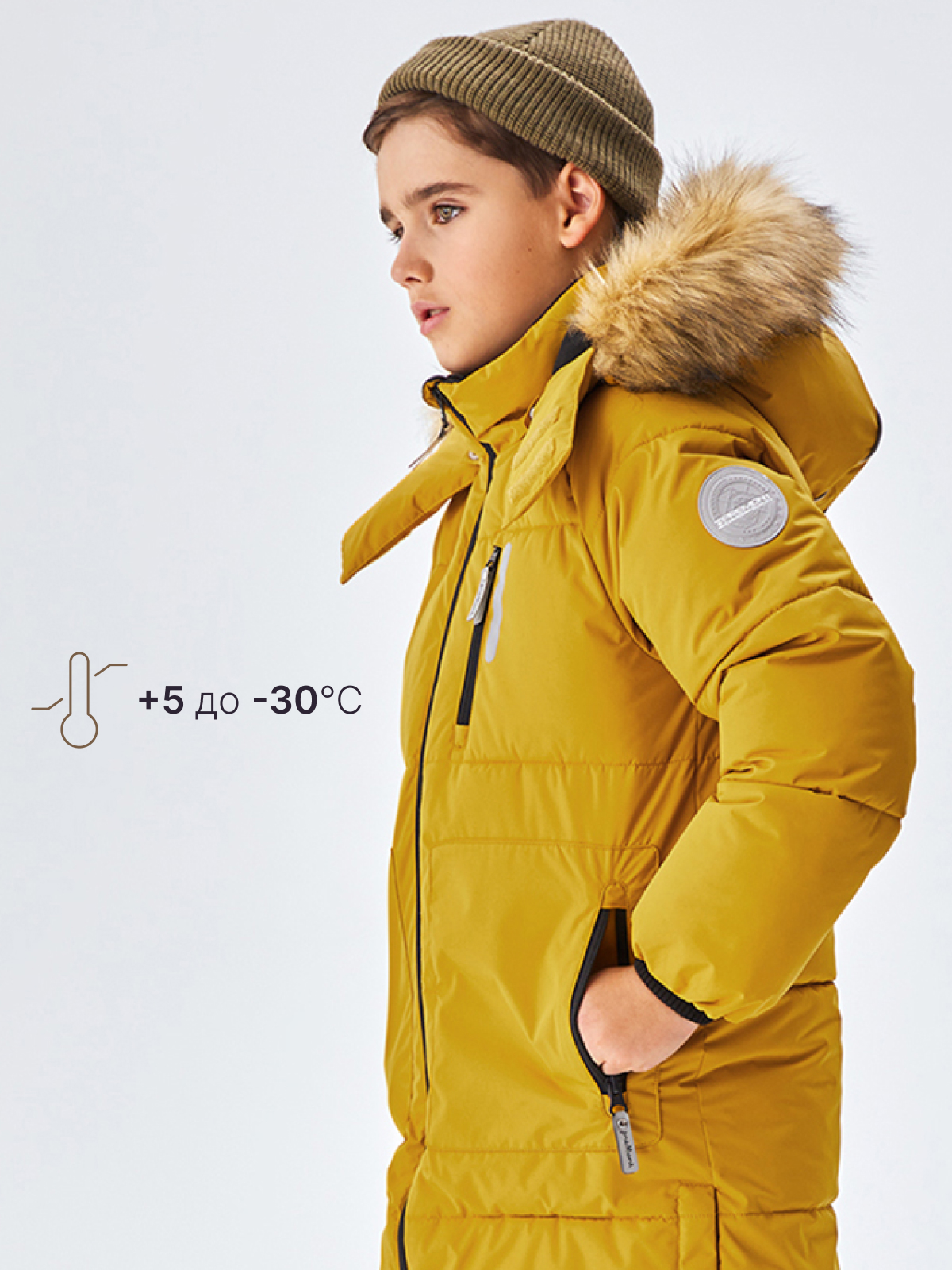 Пальто Premont WP323812YELLOW - фото 3
