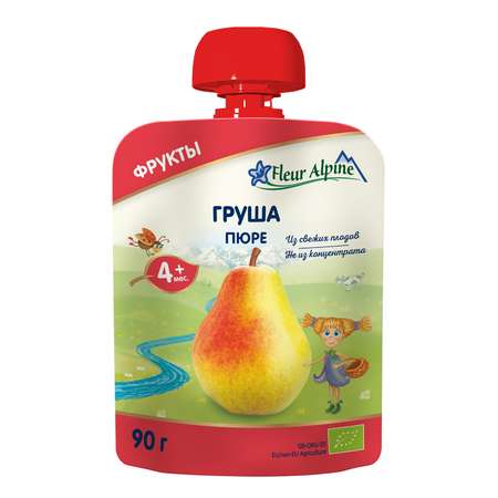 Пюре Fleur Alpine Груша с 4 мес 90 г