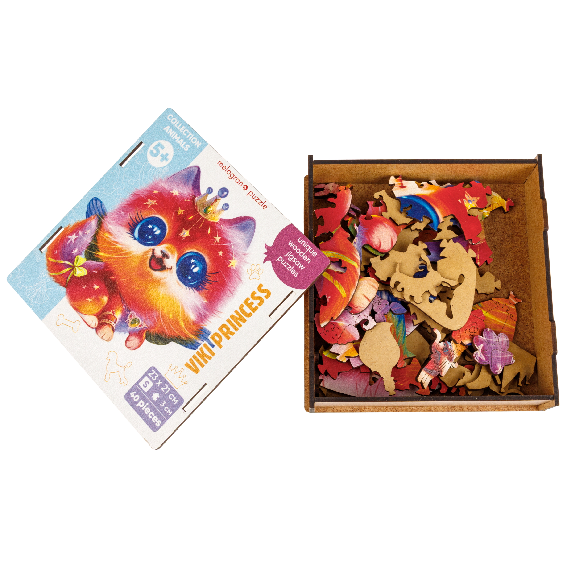 Пазл Melograno puzzle деревянный - фото 4