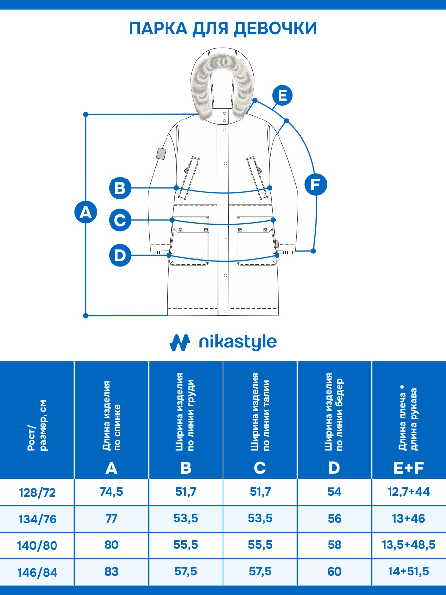 Парка NIKASTYLE +5з6225 какао - фото 15