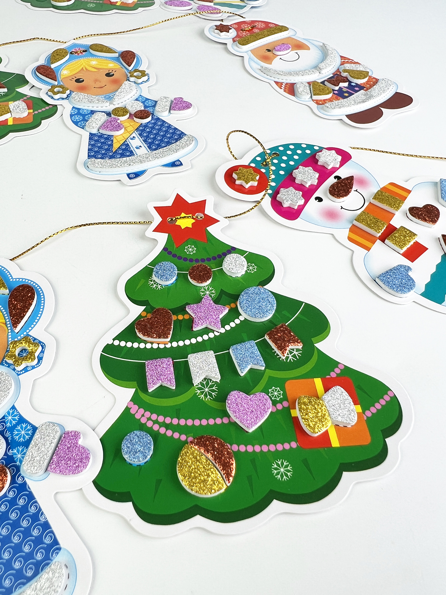 Аппликация Дрофа-Медиа Новогодняя гирлянда - фото 9