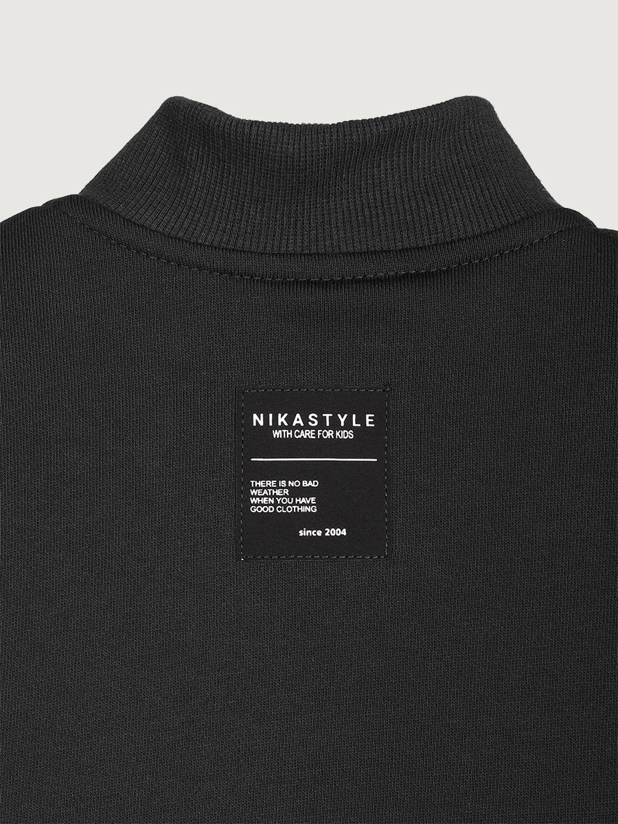 Костюм NIKASTYLE 7т21525 черный/темно-серый меланж - фото 7