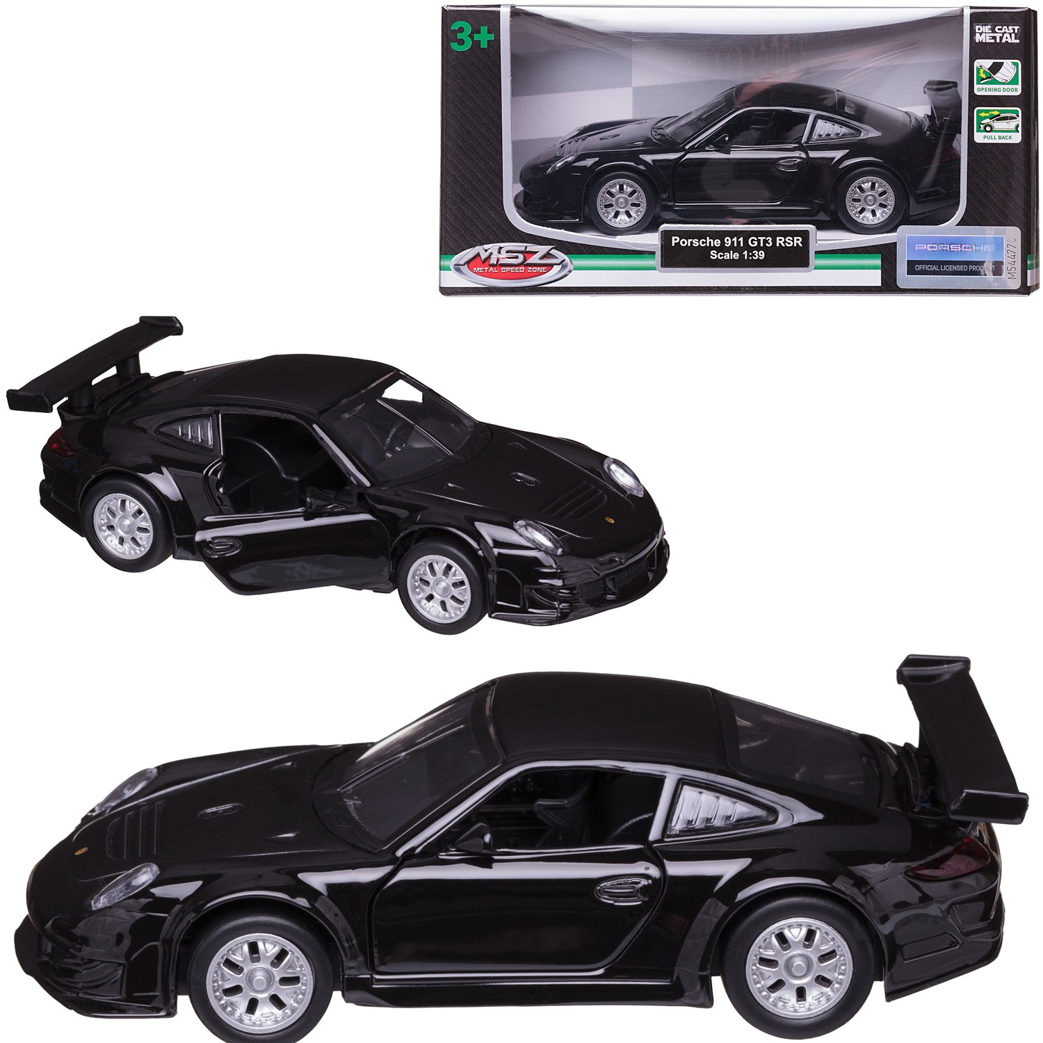 Автомобиль Abtoys Porsche MSZ 1:43 WE-15945B - фото 1