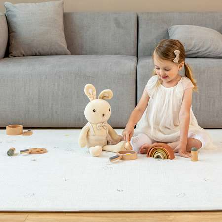 Ковер двухсторонний безворсовой Parklon Pure soft маленький щенок 190x130x1.2 см
