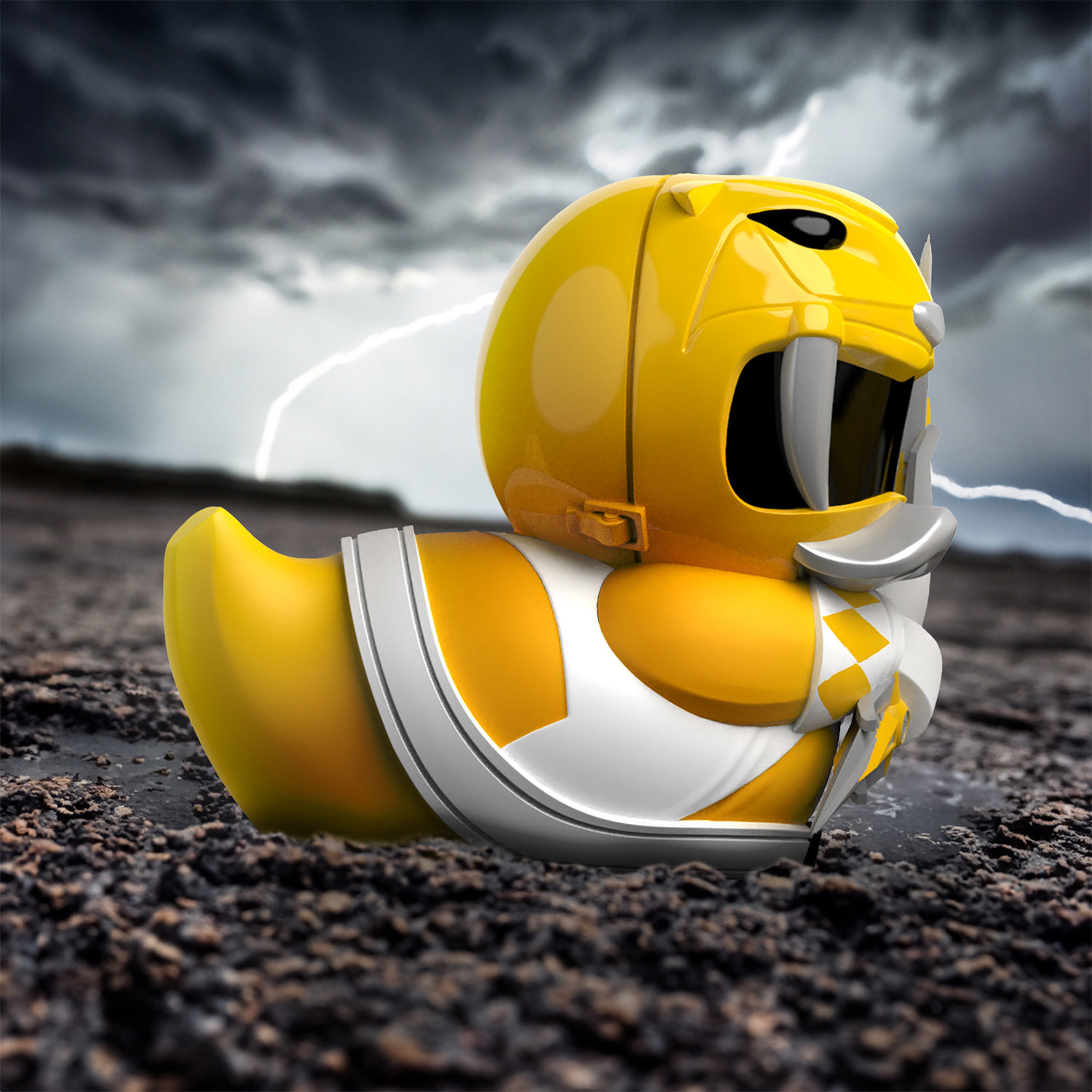 Фигурка Power Rangers Утка Tubbz Желтый рейнджер - фото 6