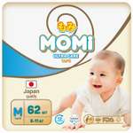 Подгузники Momi Ultra Care M (6-11 кг) 62 шт.