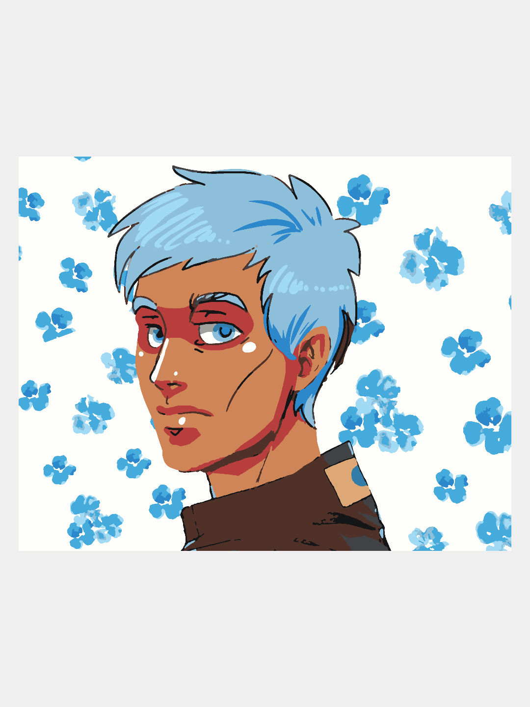 Картина по номерам Selfica Блу - фото 1