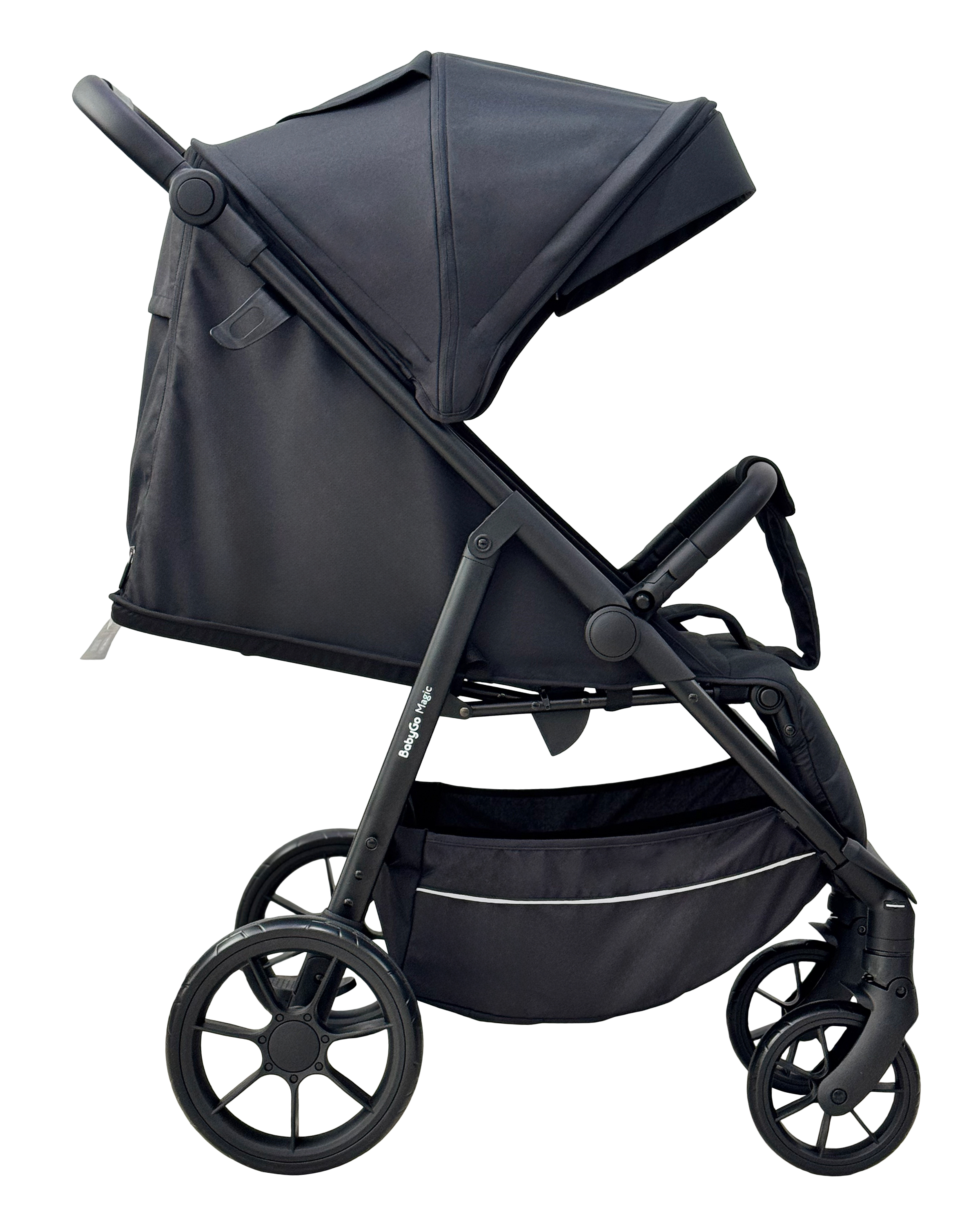 Коляска прогулочная BabyGo Magic New серый - фото 2