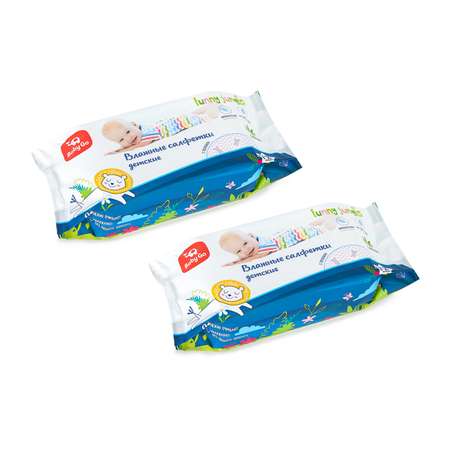 Влажные салфетки BabyGo 72 шт.