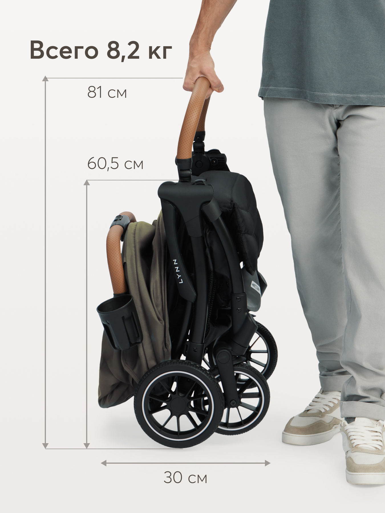 Коляска прогулочная Happy Baby Lynn зеленый - фото 6