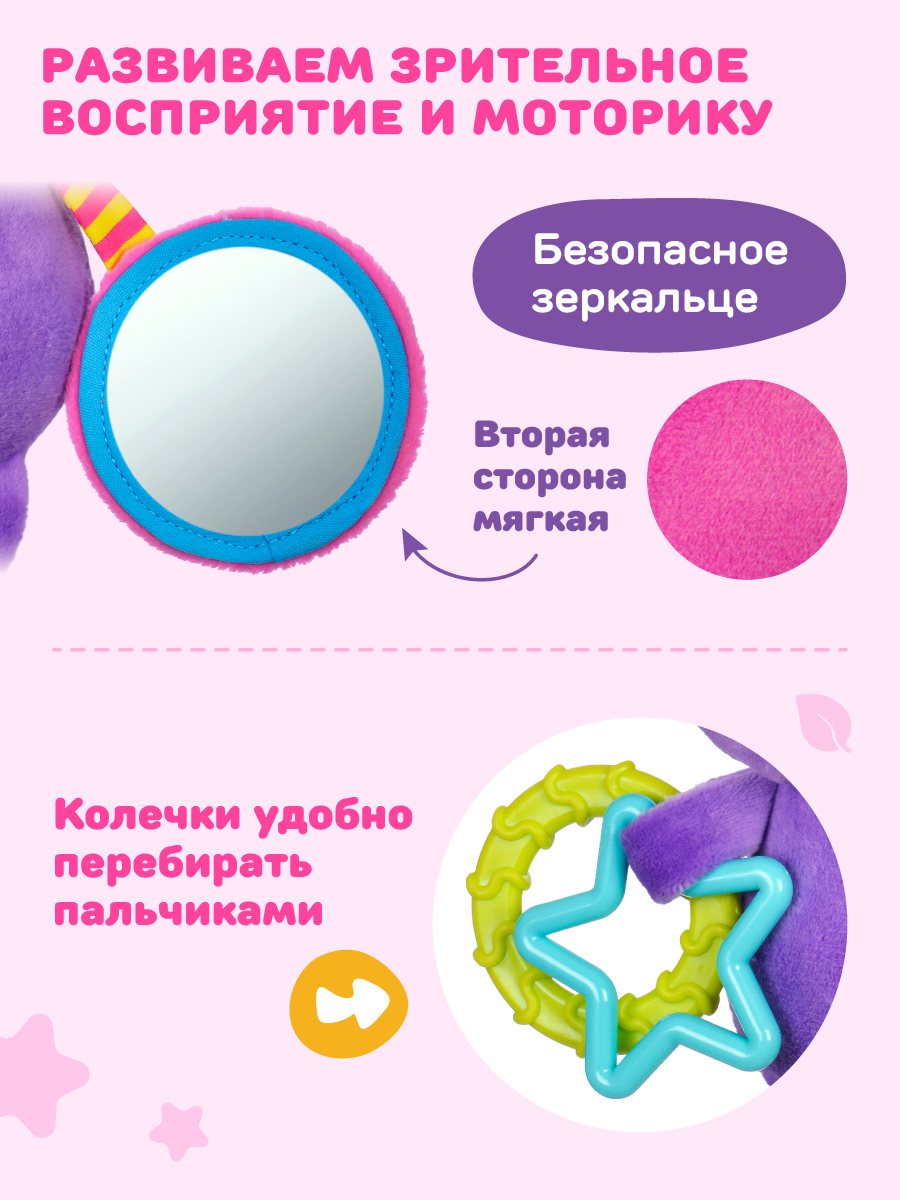 Игрушка Жирафики подвеска Котик - фото 4