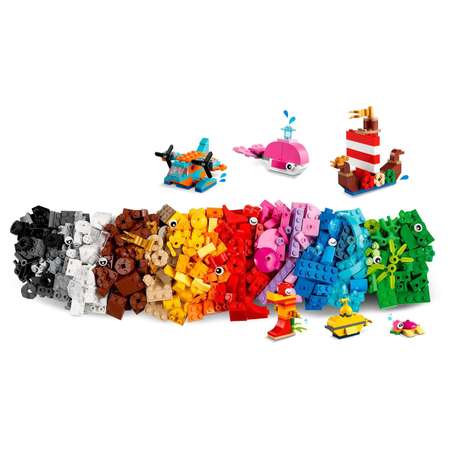 Конструктор LEGO Classic Творческое веселье в океане блочный