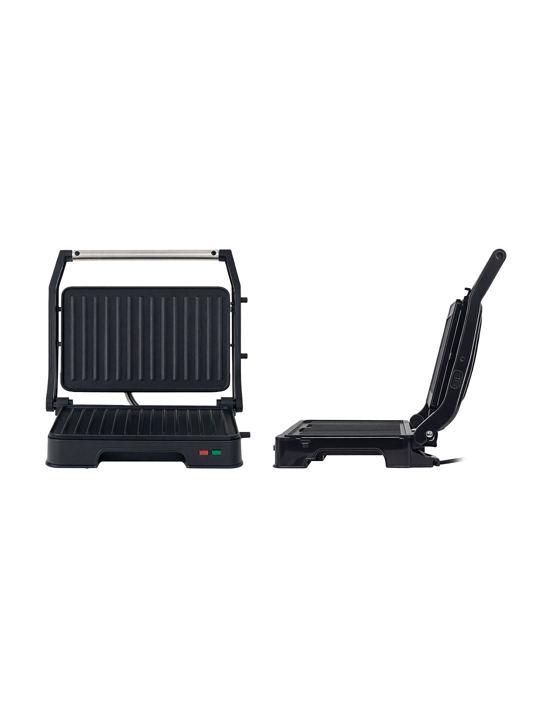 Электрический пресс гриль ENDEVER Grillmaster-118 1500 Вт 220°C антипригарный серебристо-черный - фото 10