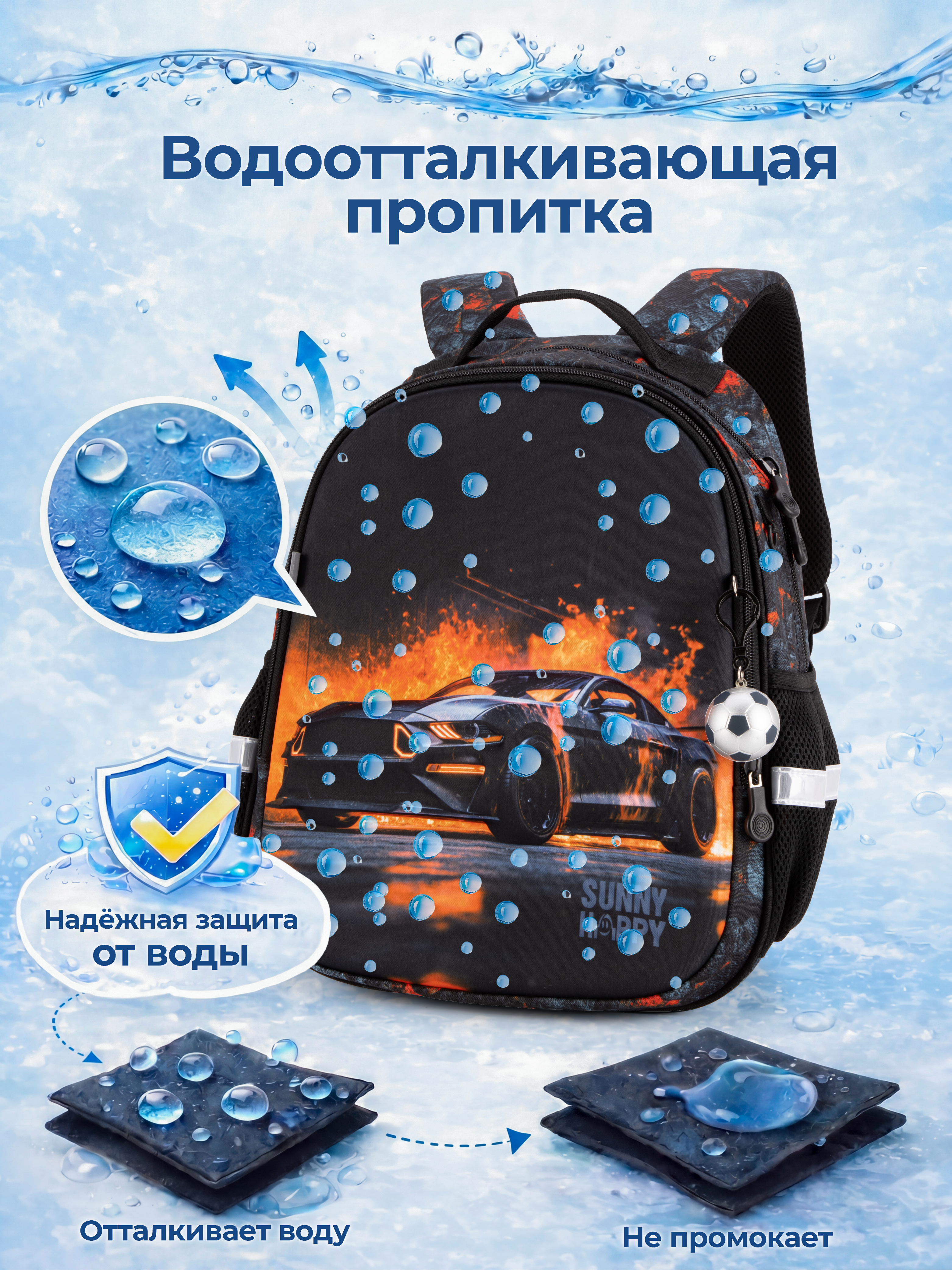 Рюкзак Sunny Happy набор 7 в 1 - фото 13