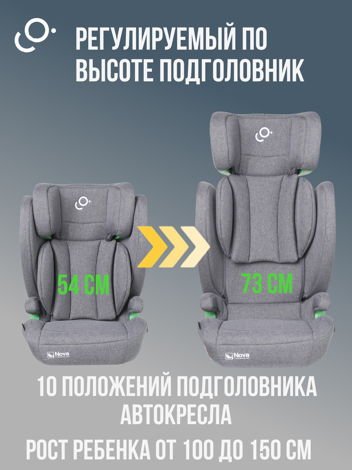 Автокресло SoonSung Isofix 2/3 (15-36 кг) серый - фото 2