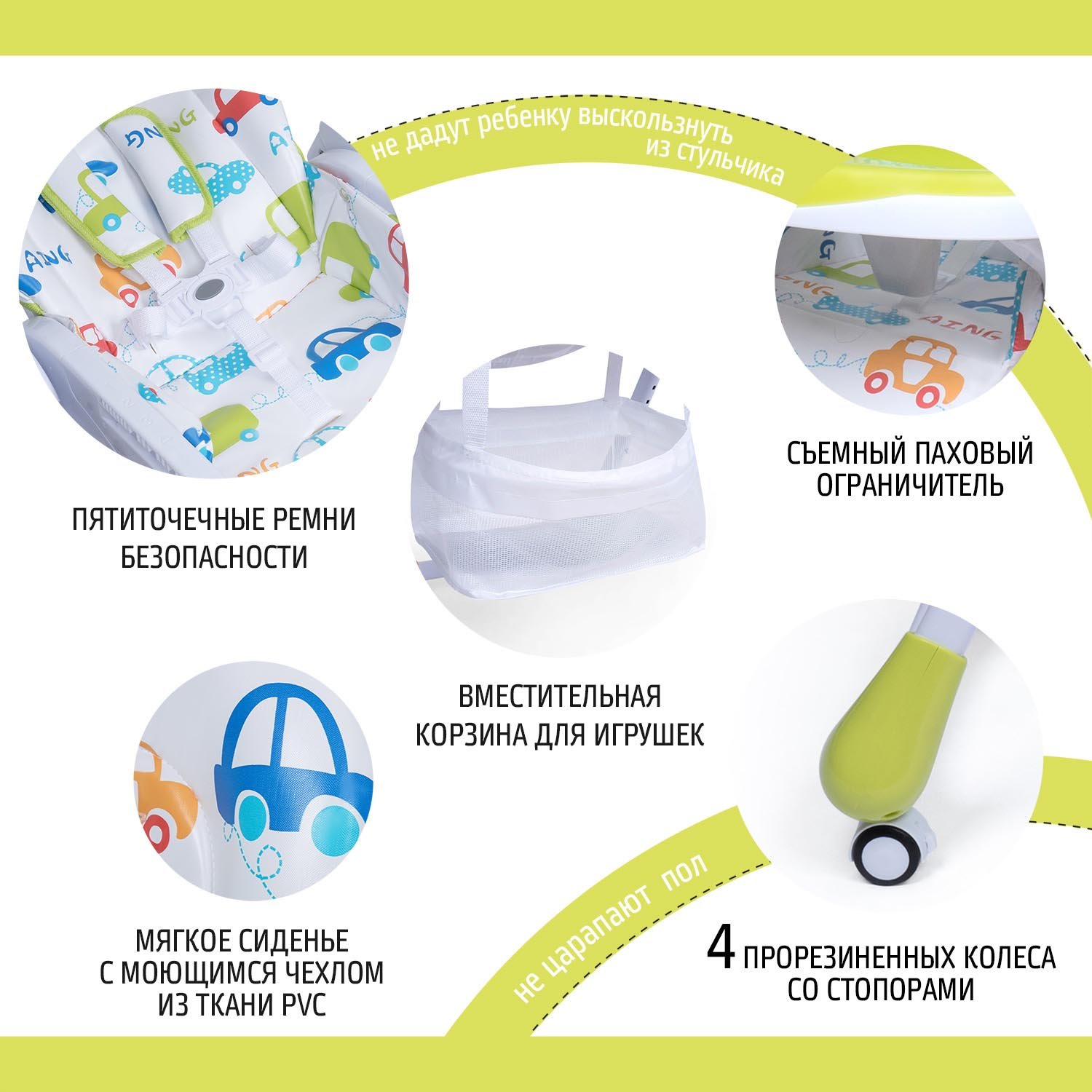 Стульчик для кормления Nuovita Beata - фото 4