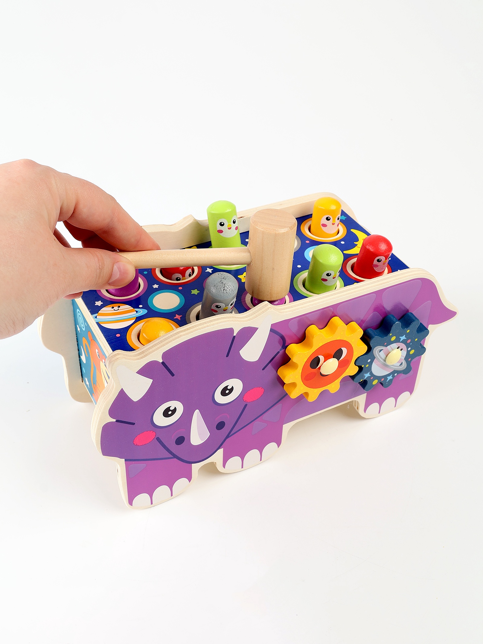 Настольная игра IQ-ZABIAKA Двусторонний Носорог - фото 2