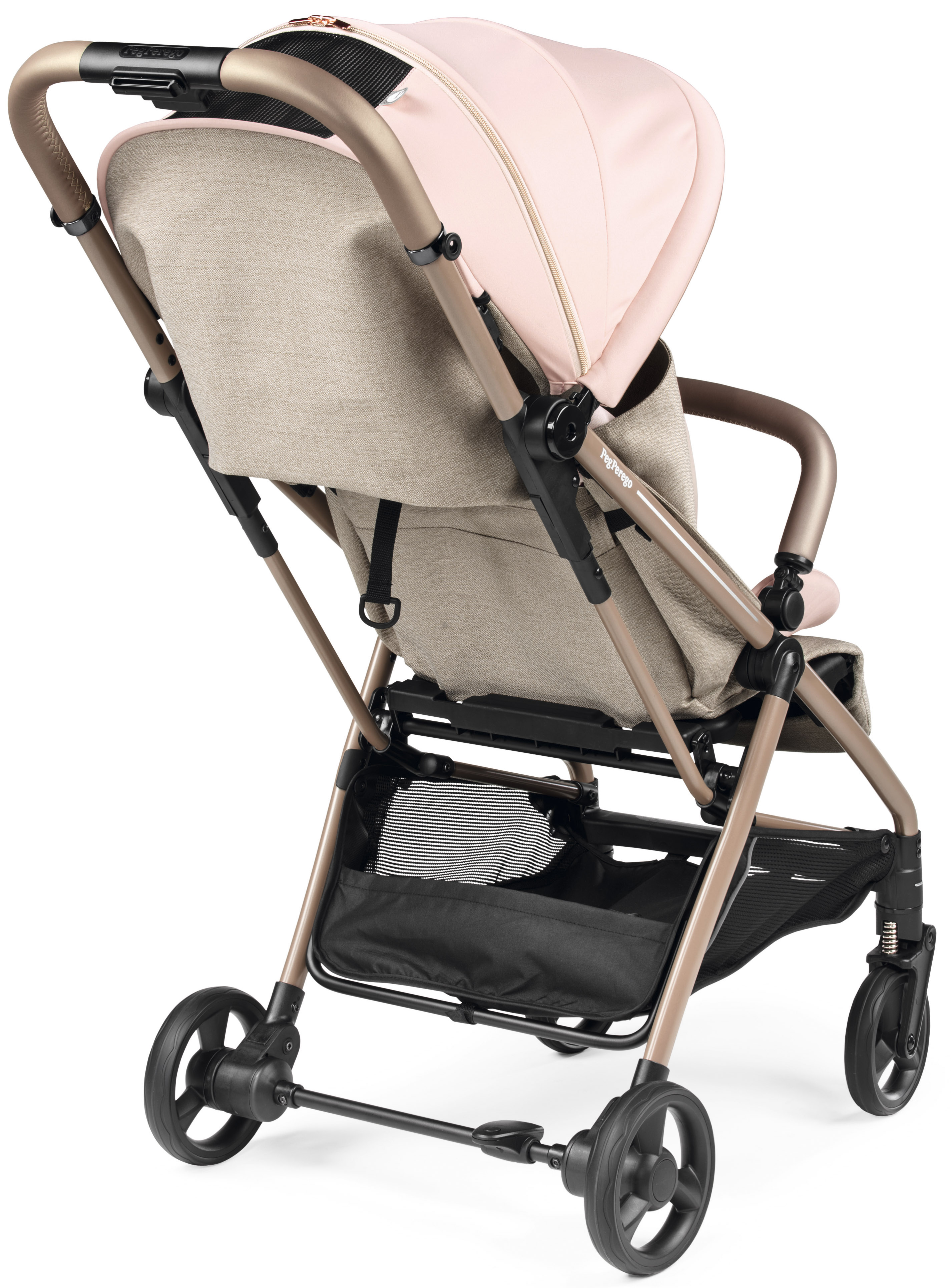 Коляска прогулочная Peg-Perego Selfie Plus розовый - фото 2